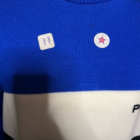 Vintage Polaris Colorblock Sweater NWT 80’s Large - Picture 5 of 5